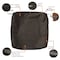 Classic Accessories Ravenna Water-Resistant 19x19x3" Patio Seat Cushion Cover, Espresso 60-354-016601-RT - alternate 9